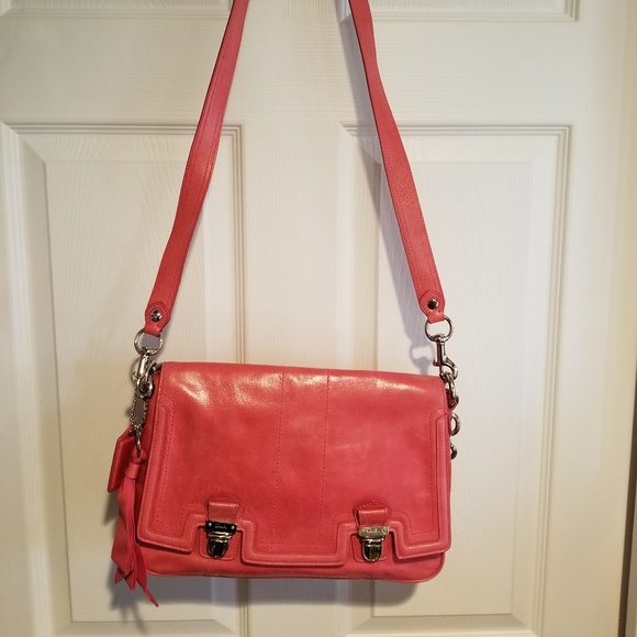 COACH POPPY Leather Push-lock Flap 17925 - Picture 3 of 8